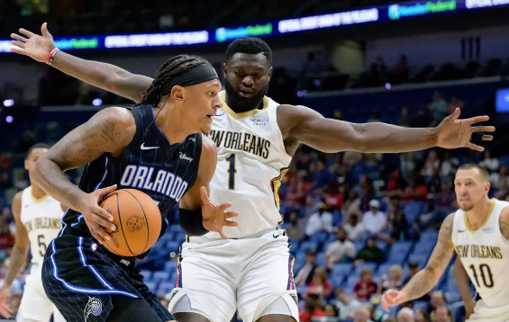 NBA季前赛-鹈鹕106-104险胜魔术 班凯罗15分锡安16+8  