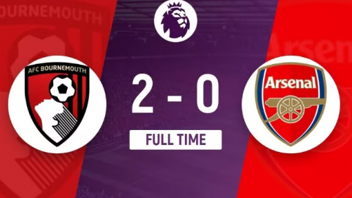 英超-伯恩茅斯2-0战胜十人阿森纳，萨利巴染红拉亚送点