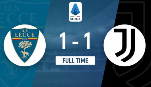 意甲-尤文1-1莱切22场联赛不败 雷比奇绝平 坎比亚索破门