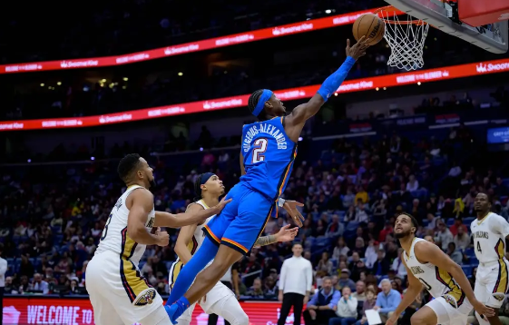 亚历山大31分 杰威27+6+5 穆雷26+9+5 莺歌伤退 雷霆客胜鹈鹕