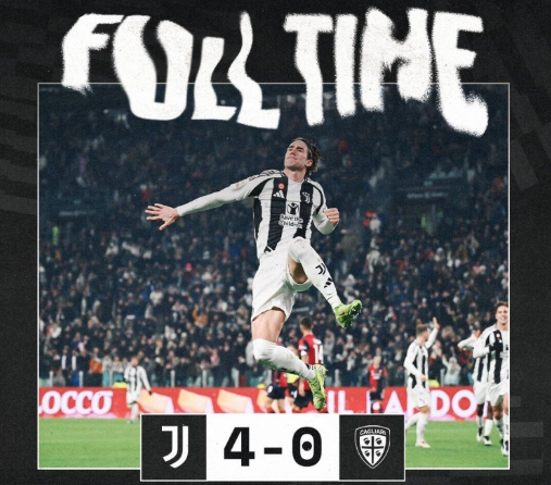 意杯-尤文4-0卡利亚里进8强 DV9破门 库普梅纳斯任意球世界波