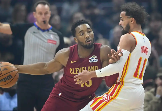 加兰26+7 里萨谢30分 吹杨16中5 骑士3人20+送老鹰7连败