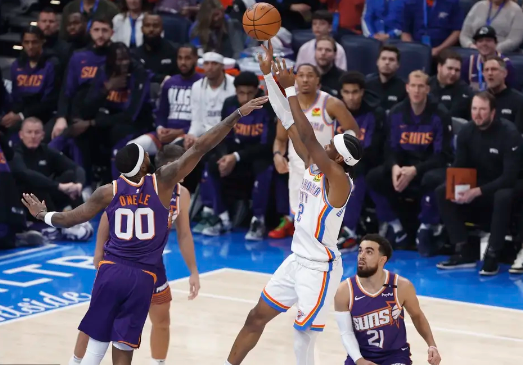 亚历山大50+8 比尔25+6 KD缺阵 雷霆大胜太阳