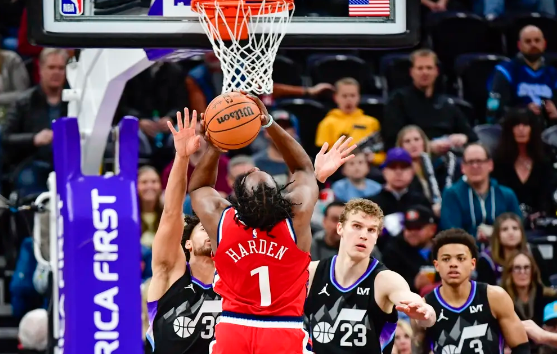 哈登32+10+7鲍威尔41 快船加时120-116击败爵士取3连胜