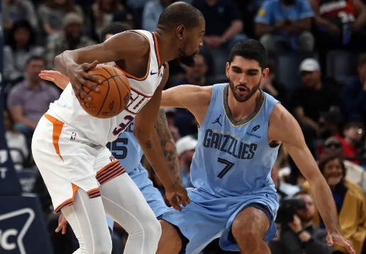 莫兰特14罚14中&29+8 太阳5人20+仍失利 灰熊加时逆转