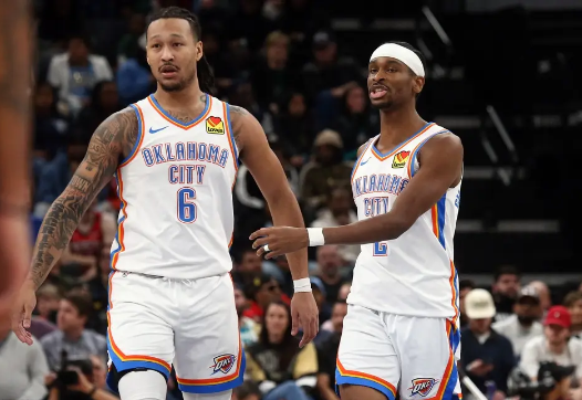 亚历山大41+8 莫兰特24+6 切特&JJJ缺战 雷霆对灰熊取8连胜 亚历山大41+8 莫兰特24+6 切特&JJJ缺战 雷霆对灰熊取8连胜