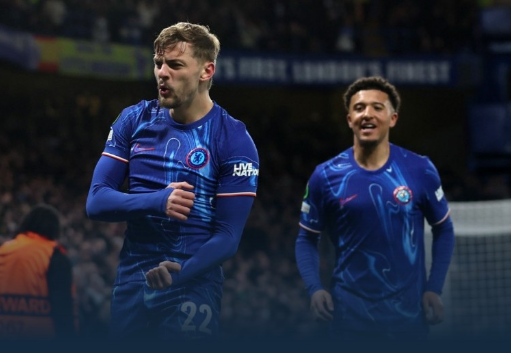 欧协联-切尔西1-0总比分3-1哥本哈根晋级八强 霍尔低射破门制胜