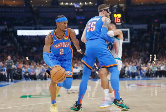 亚历山大三节30+6+9 小桥20分 雷霆8人上双大胜黄蜂迎5连胜