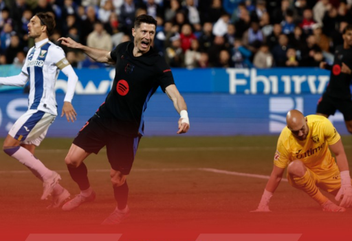 西甲-巴萨1-0莱加内斯先赛7分领跑 拉菲尼亚造乌龙 巴尔德伤退