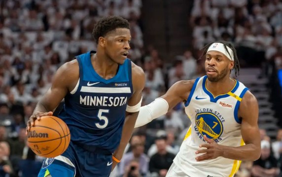 兰德尔29+8 华子22+7+12 波杰28分 森林狼4-1勇士率先进西决！